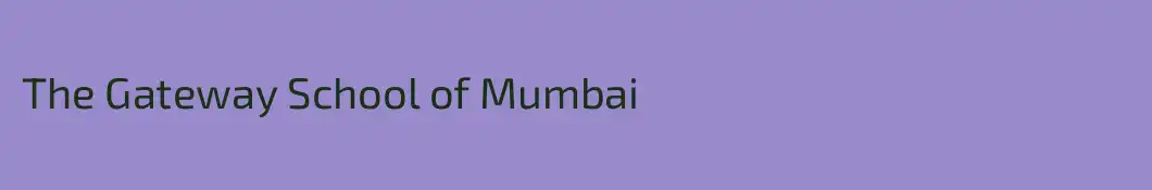 The Gateway School of Mumbai
